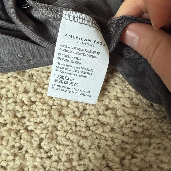 American Eagle Soft Gray Tank Top Size XS - Picture 6 of 6